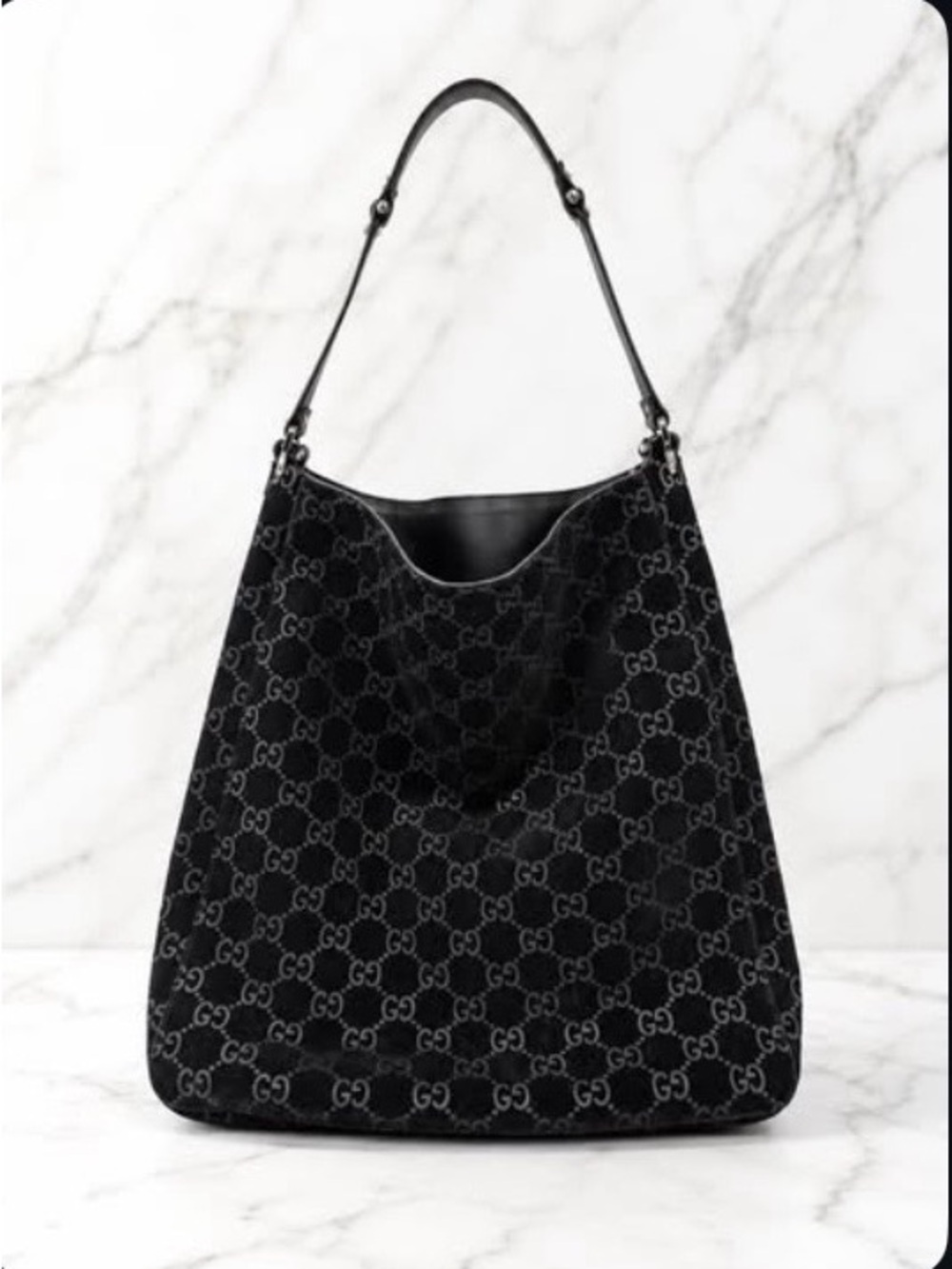 Vintage Gucci Tom Ford Suede Tote